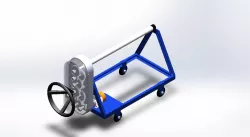 Batch roller trolley