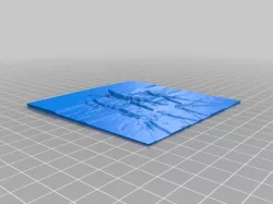 Beach Jump Lithophane
