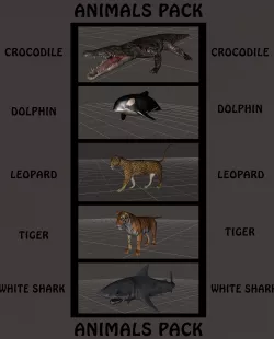 BIG ANIMAL PACK 3D model