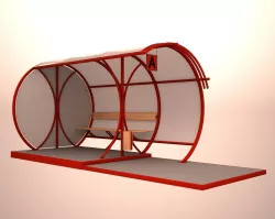 Bus stop 3D model