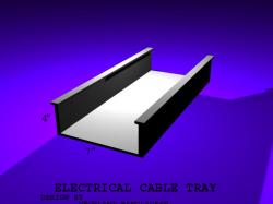 Desk Cable Tray 3D model 3D printable