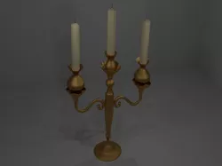 Candle Stand 3D Model - LOWPOLY and GAMEREADY Low-poly  3D model