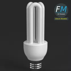 CFL stick lamp 3D model