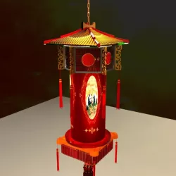 Chinese Palace Lantern 3D model