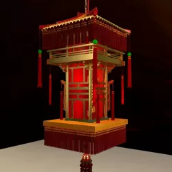 Chinese palace lantern 3D model