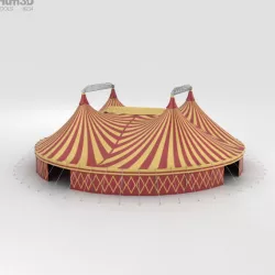 Circus Tent 3D model