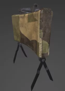 claymore Low-poly  3D model