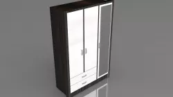 Closet Low poly Low-poly  3D model