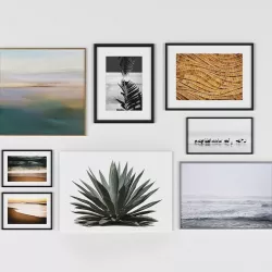 COASTAL CABANA GALLERY WALL   Low-poly  3D model
