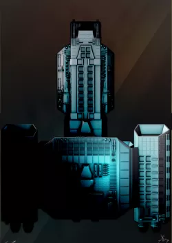Daedalus Spaceship Replica 3D model