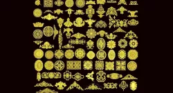 Decoration Elements Collection  -1 - 85 pieces 3D  model  3D model