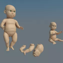 Doll Baby 3D model