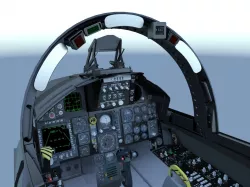 F-15C Cockpit 3D model