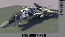 F-35 LIGHTNING II  3D model