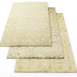 FAYETTE STUDIO GEOMETRIC RUGS2 Low-poly  3D model