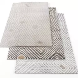 FAYETTE STUDIO GEOMETRIC RUGS3 Low-poly  3D model