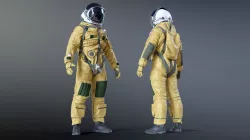 FLIGHT SUIT U2 SR 71 Pilot 3D model