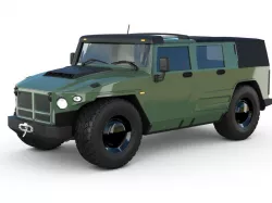 GAZ Tiger 3D model