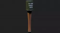 German WW2 Grenade M24 low poly Low-poly  3D model