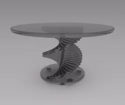Glass Spril Table