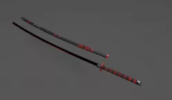 God Slayer Low-poly  3D model