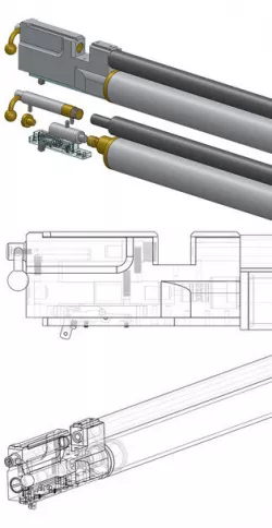 Here are PDF Drawings for All Cad designers who are interested to design a Gun on your Cad software,,,