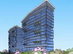High-rise residence  2 3D model