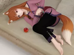 Horo anime girl pose 06 3D model