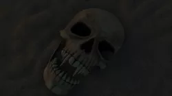 Horror Human Skull 3D model