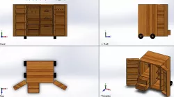 Horse tack box