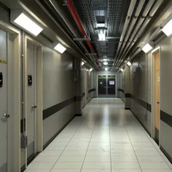 Industrial Hallway 3D model