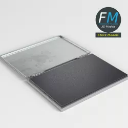 Ink pad for rubber stamp 3D model
