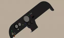 Instrument panel created by creo parametric 2.0
