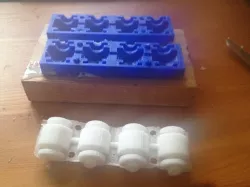 intensewalkera Vibration dampening isolator mould - cast - template cylindrical form