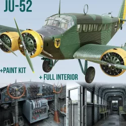 Junkers Ju-52 3D model