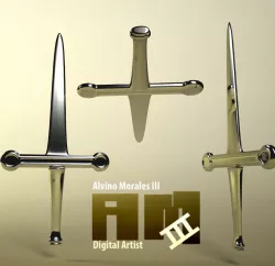 Letter Opener 3D model