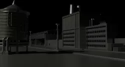 Little facility 3D model