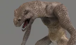 Lizard Man Low-poly  3D model
