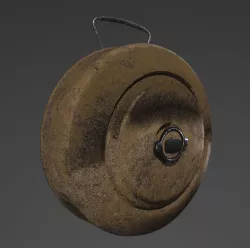 m15 landmine Low-poly  3D model