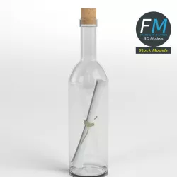 Message in a bottle 1 3D model