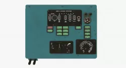 Mi-8MT Mi-17MT Left Overhead Panels Board English Low-poly  3D model