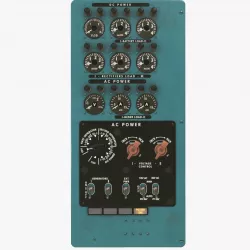 Mi-8MT Mi-17MT Power Panels Board English Low-poly  3D model