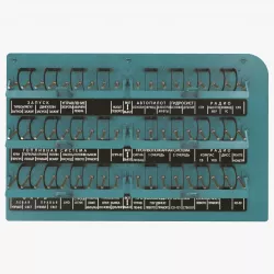 Mi-8MT Mi-17MT Right Circuit Breaker Console Russian Low-poly  3D model