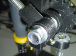 Mini Drill Press arm mount with set screw and Dremel Flex Shaft holder