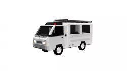 Mitsubishi L-300 Low-poly  3D model