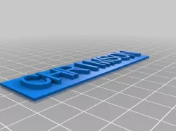 My Customized Custom name plate