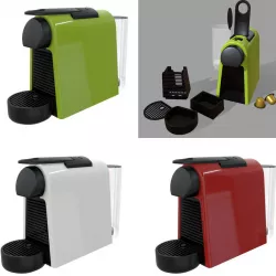 Nespresso Coffee Machine Essenza Mini  EN85 Low-poly  3D model