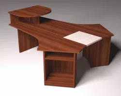 Office Desk Low-poly  3D model