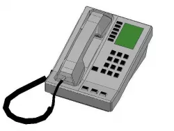 Office Telephone 3D model