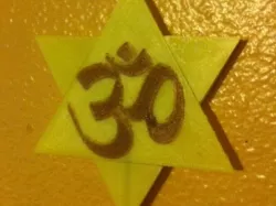 Omkar Yantra LED wall light